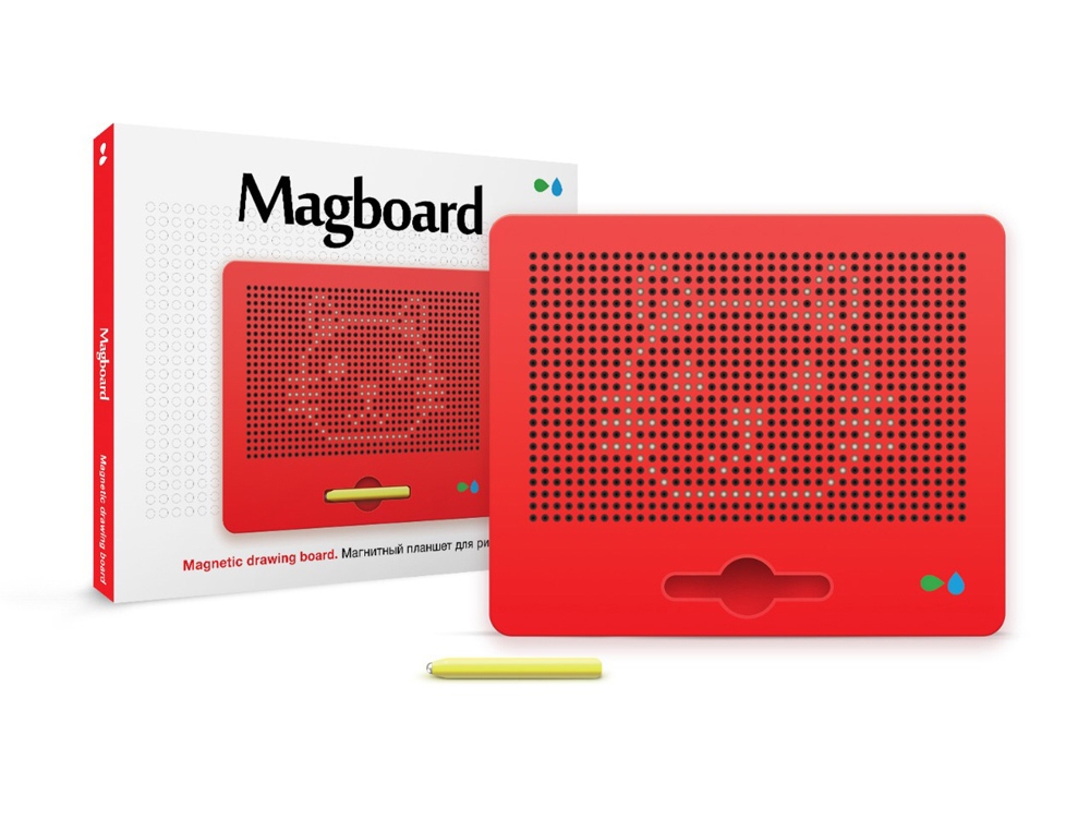 Магнитный планшет для рисования Magboard, красный-2