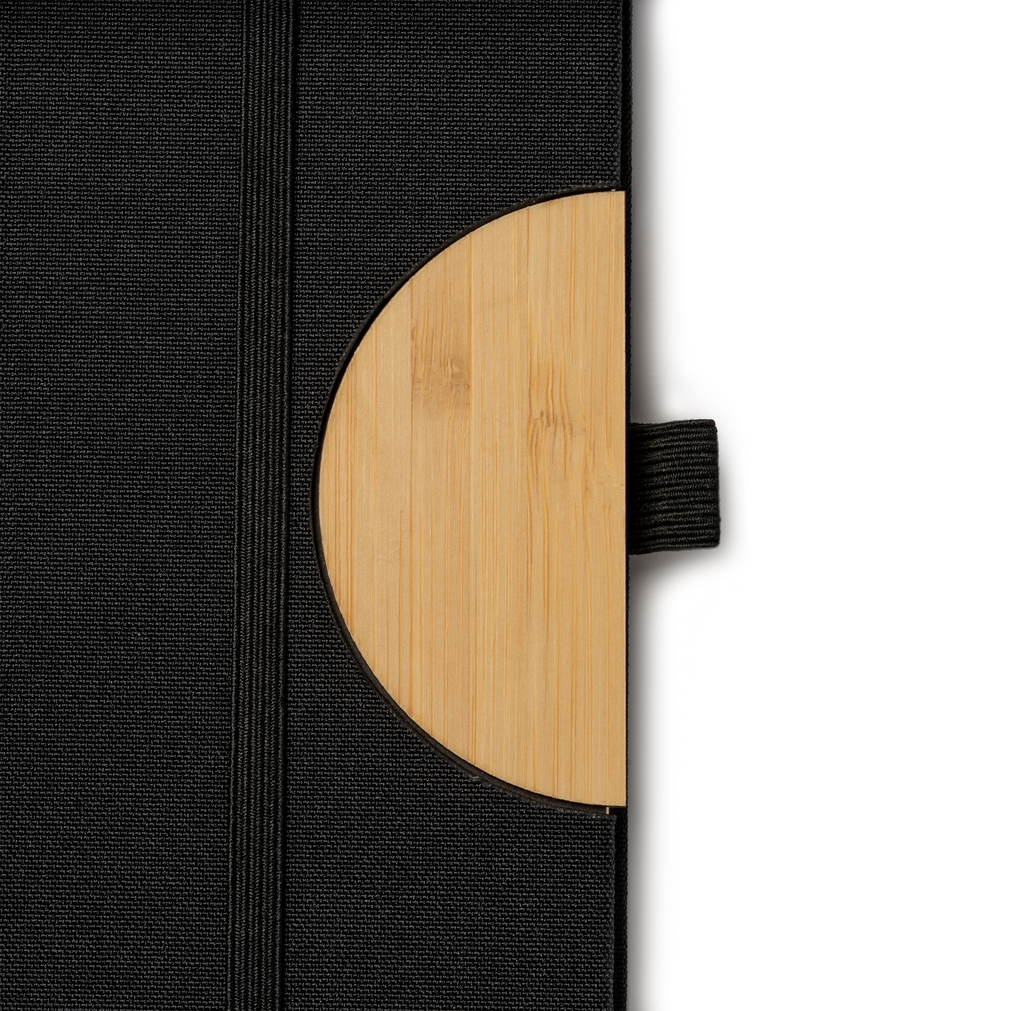 Блокнот DARIT A5 в твёрдом переплёте, Черный-4