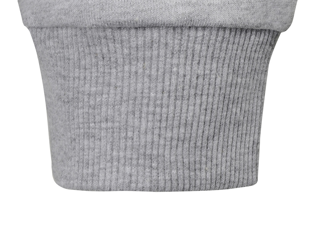 Свитшот Motion унисекс с начесом, серый меланж-12