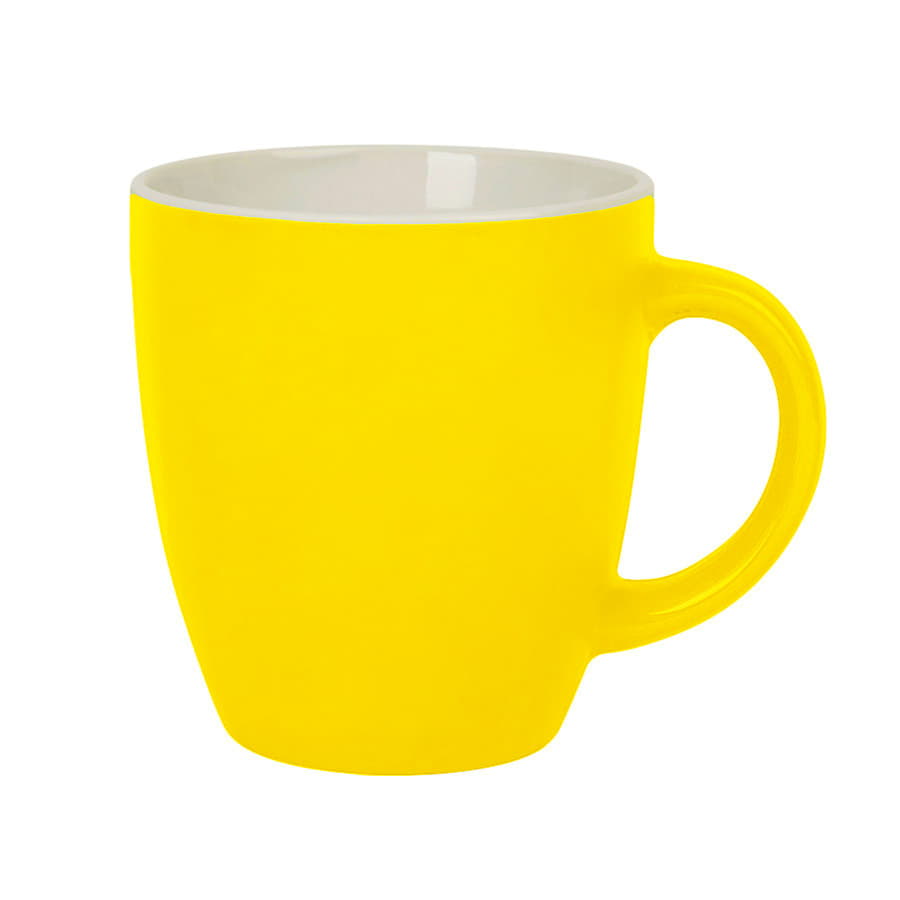 Подарочный набор JOY: блокнот, ручка, кружка, коробка, стружка; жёлтый, желтый-2