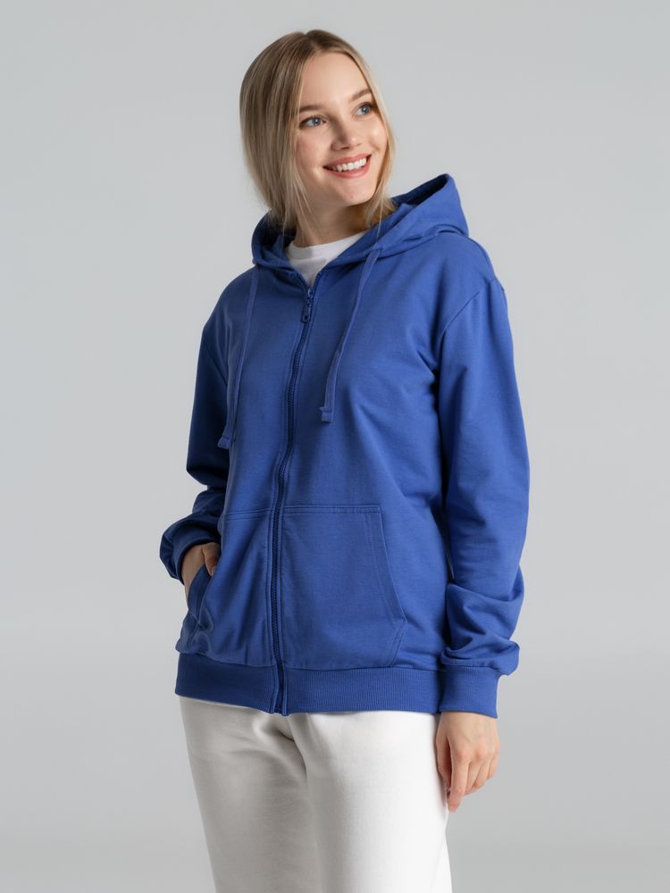 Толстовка на молнии с капюшоном Siverga 2.0, ярко-синяя-6