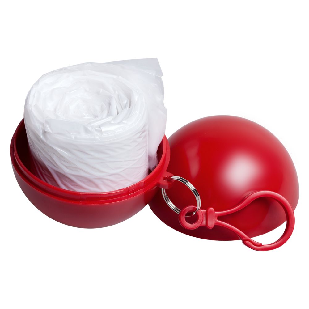 Дождевик в круглом футляре Nimbus, красный-2