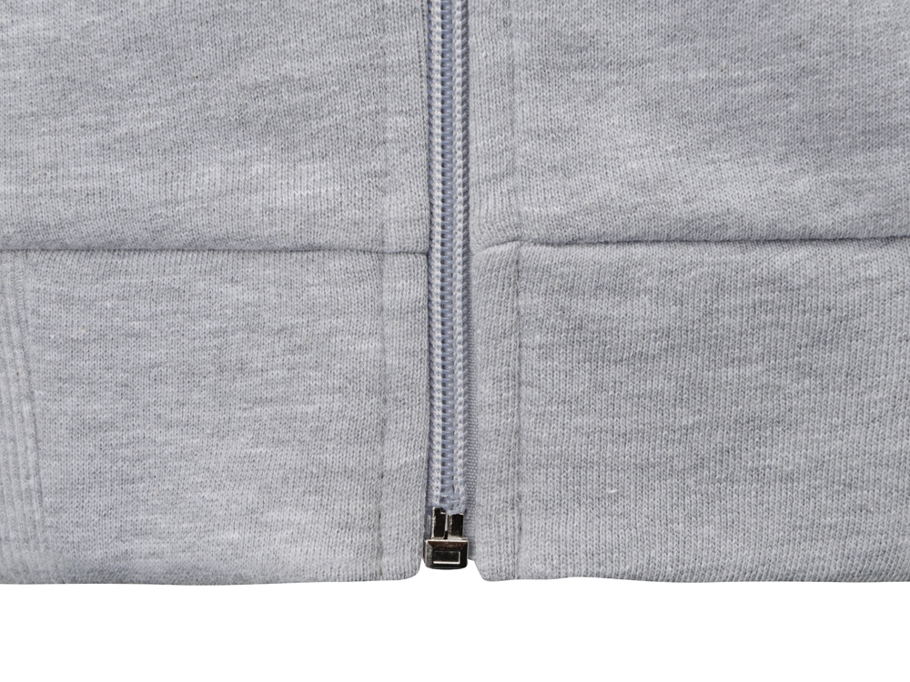 Толстовка на молнии Perform мужская, серый меланж-6