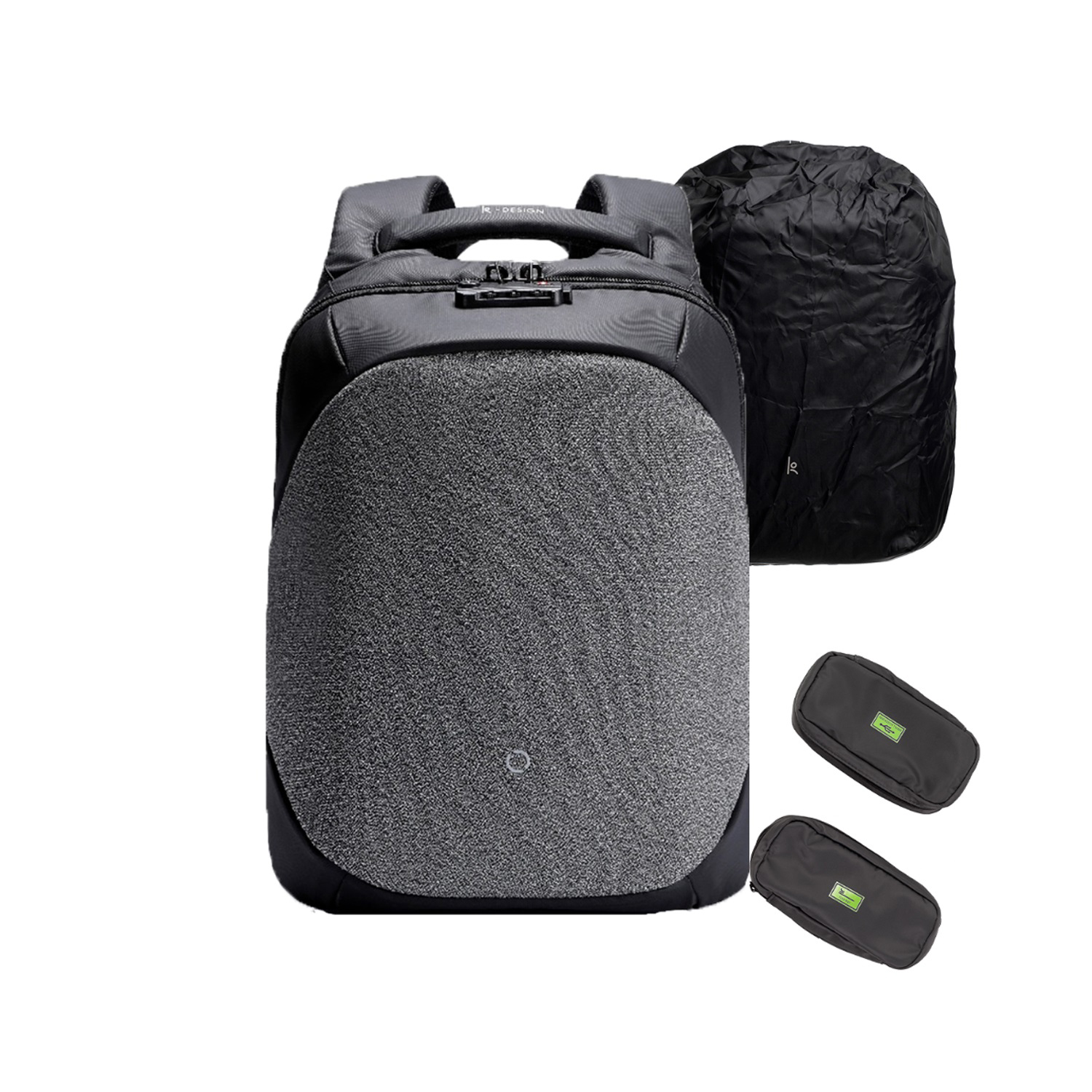 Рюкзак KORIN ClickPack Pro 46х34х16 см, комбинированный черный/серый-4