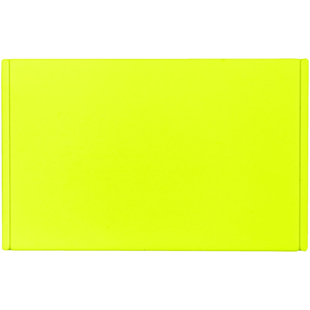 Лейбл из ПВХ Dzeta, ХL, желтый неон-0