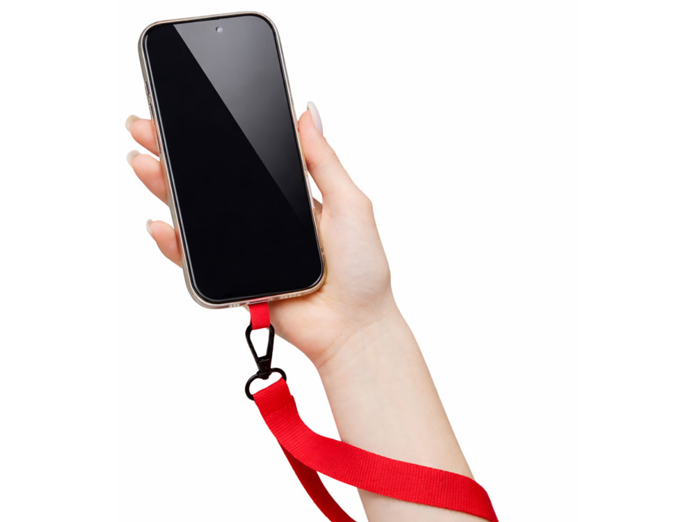 Ремешок на руку для телефона Рист, красный-4