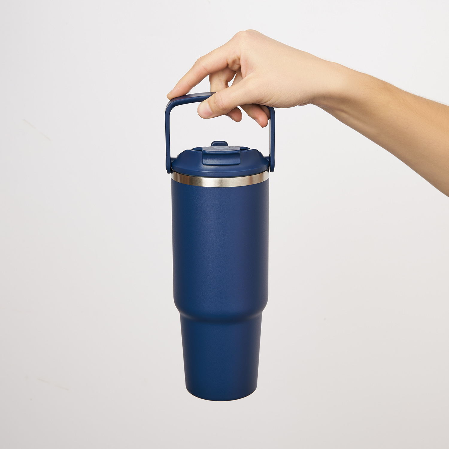 Термокружка вакуумная Монтана (Montana), синяя-11