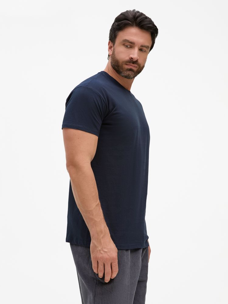 Футболка унисекс Regent 150, темно-синяя (navy)-4