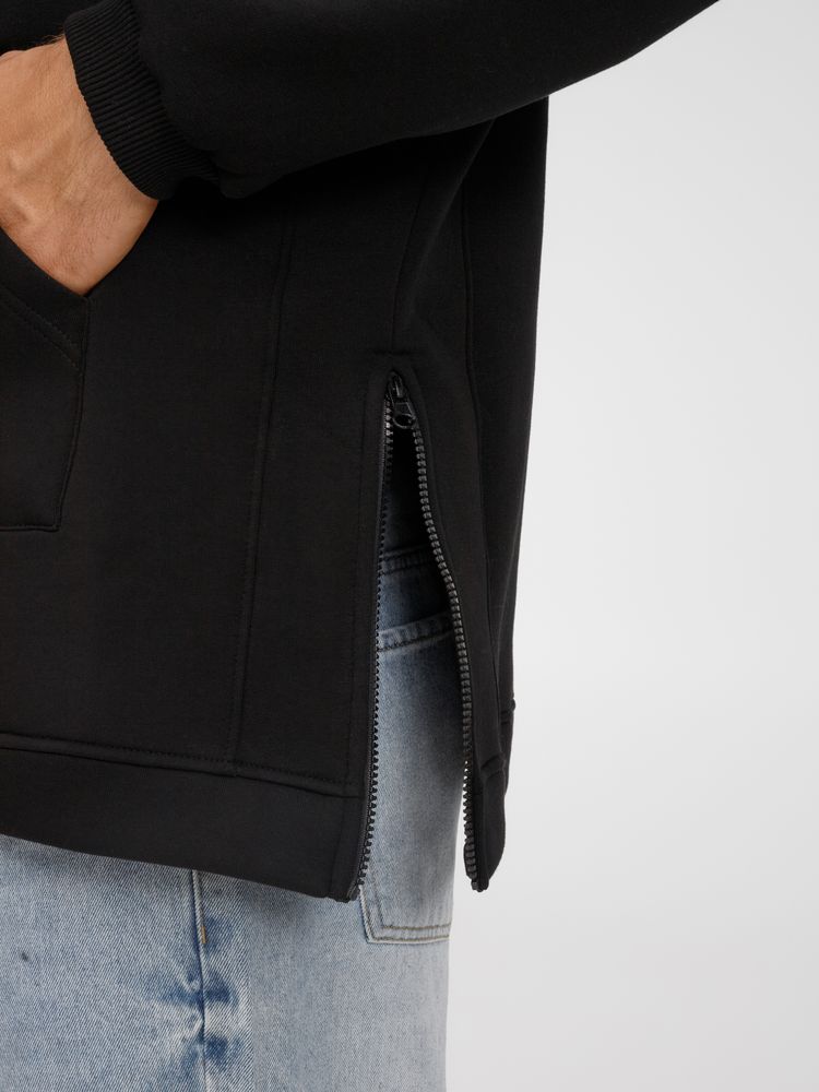 Худи унисекс оверсайз Easy Street, черное-3