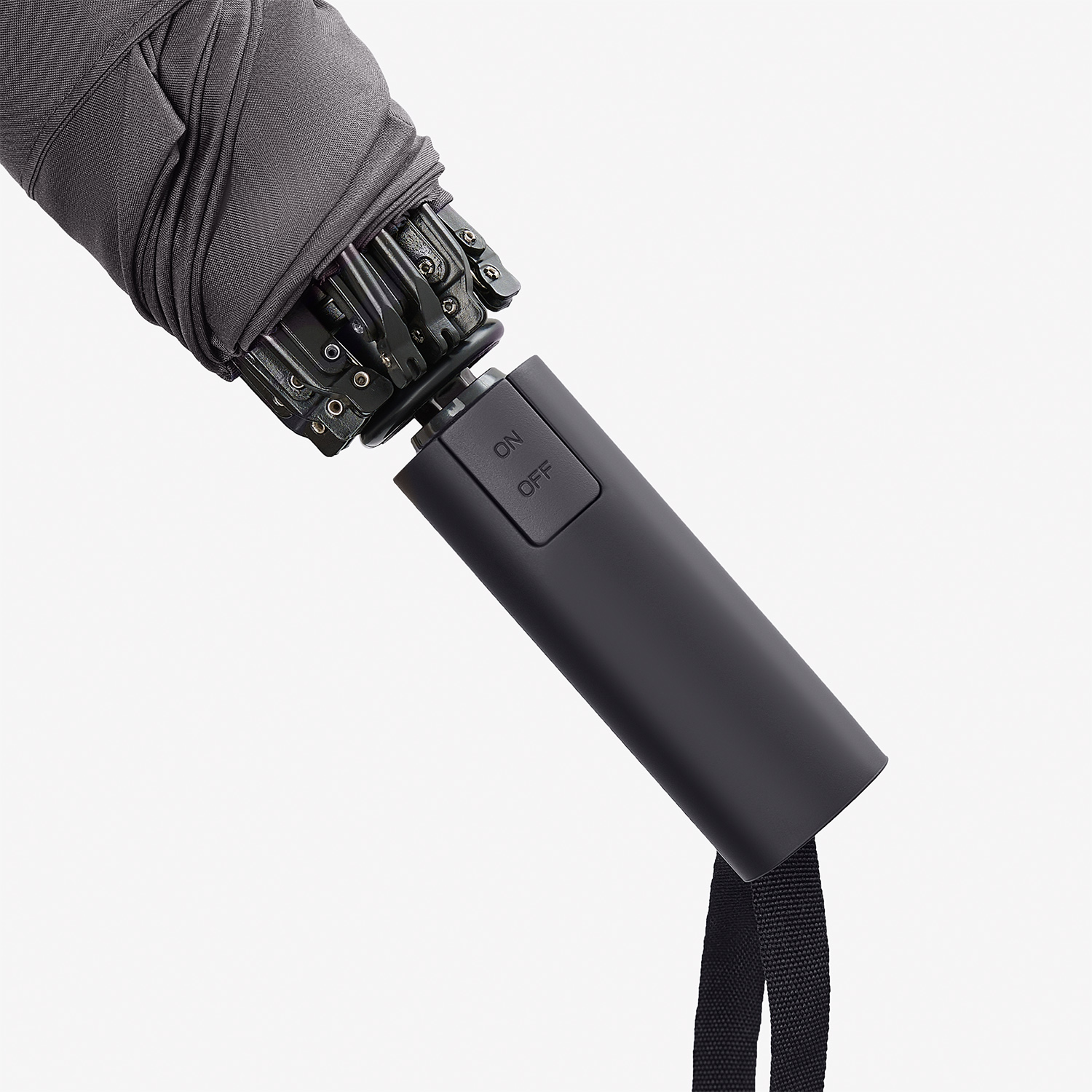 Зонт обратного сложения Олимп (Olymp), серый-6