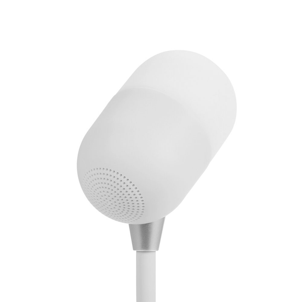 Лампа с колонкой и беспроводной зарядкой Alladin, Белый-3