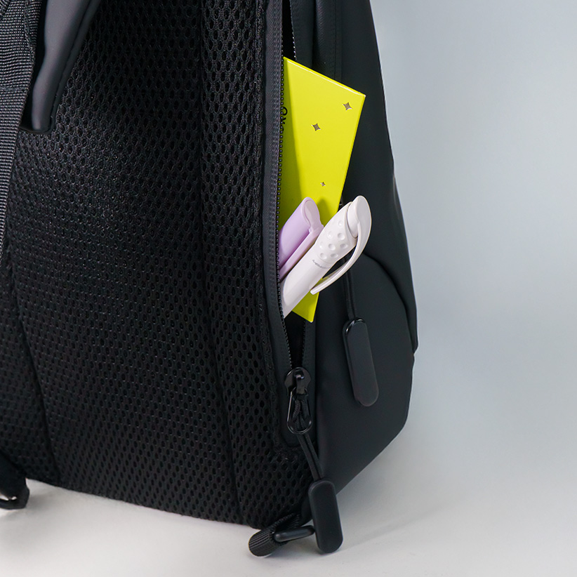 Сумка на плечо  водостойкая "Sling", чёрный, 33 х 18 х11 см, 100%  полиуретан, черный-1