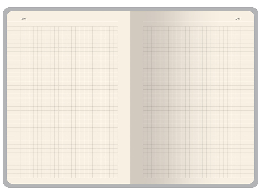 Бизнес-тетрадь А5 Pragmatic Contrast, 40 листов в клетку, фиолетовый с салатовым срезом-3