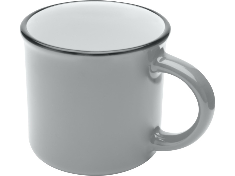 Bari керамическая кружка объемом 240 мл, серый-0