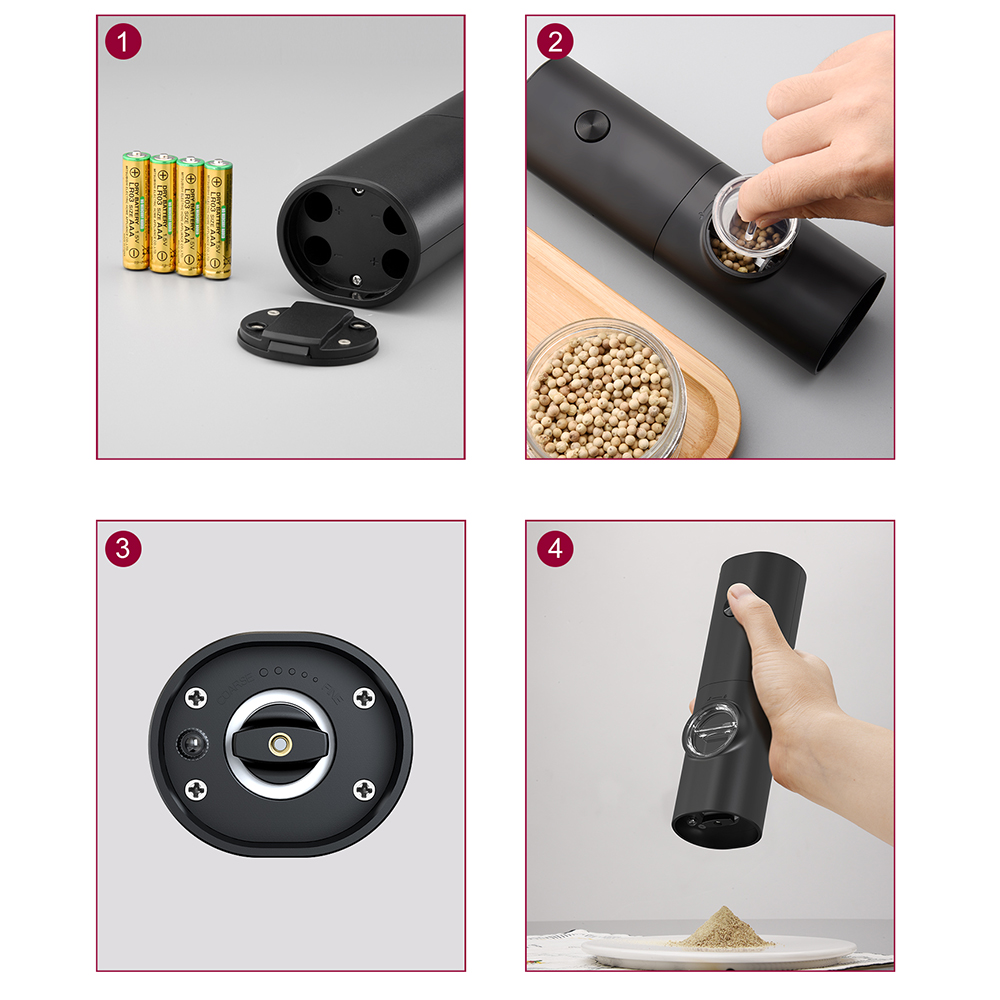 Мельница для специй Квиана, Черный-2