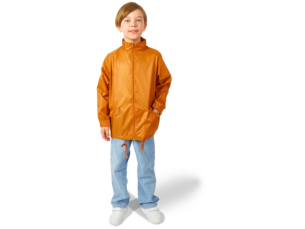 Ветровка Miami детская с чехлом, оранжевый-2
