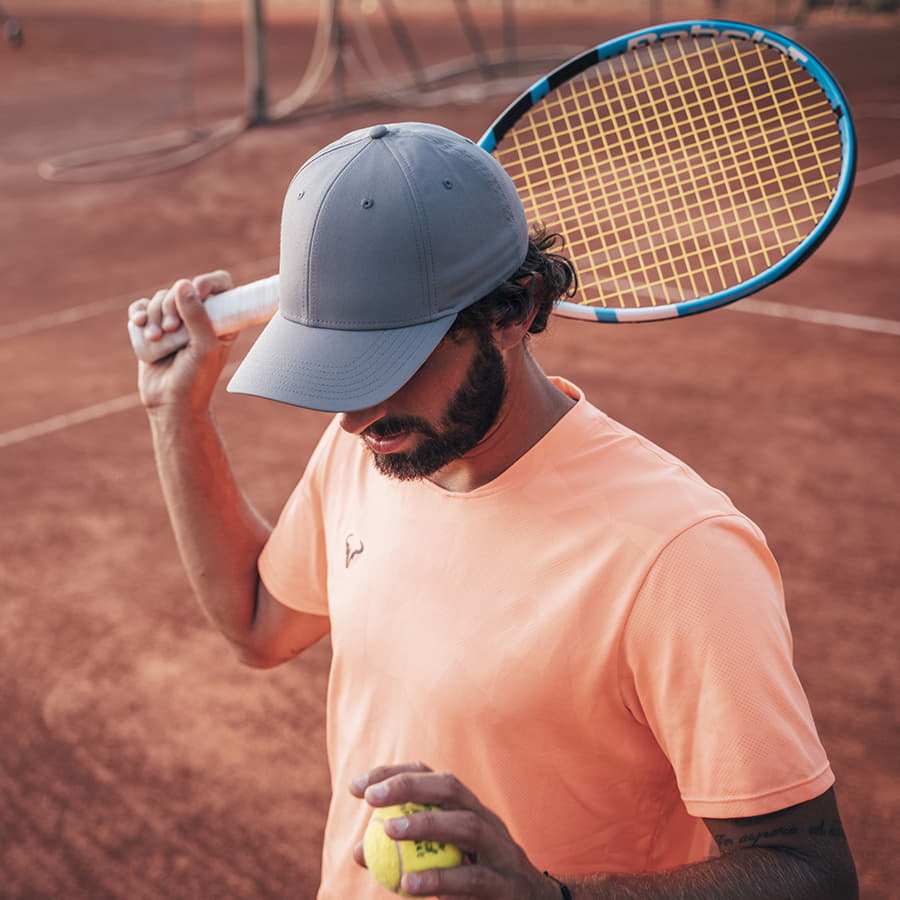 Бейсболка BOLT, 6 клиньев, пластиковая застежка, черный-1