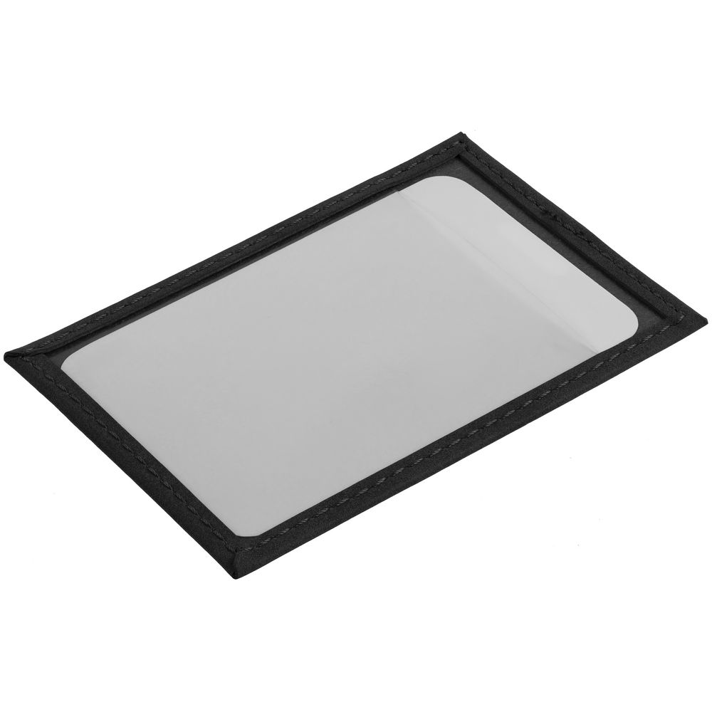 Чехол для пропуска Nubuk, черный-2