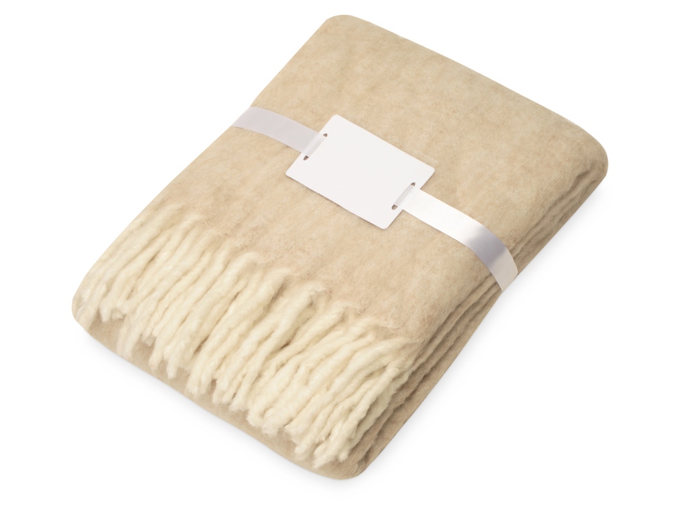 Плед Warmy с шерстью, бежевый-0