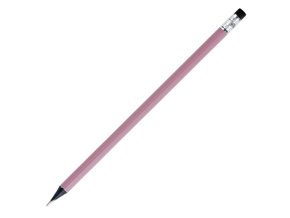 Карандаш трехгранный Blackie 3D, пыльно-розовый-0