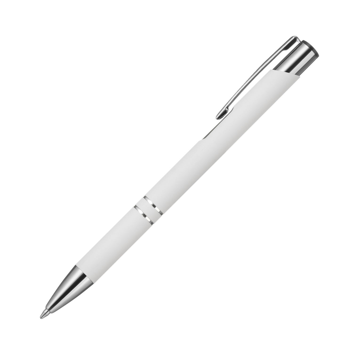 Шариковая ручка Альфа (Alpha), белая-0