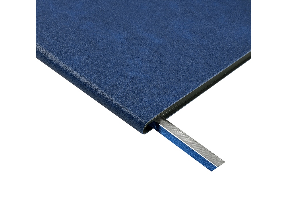 Блокнот А5 Boston, синий с серым срезом-5