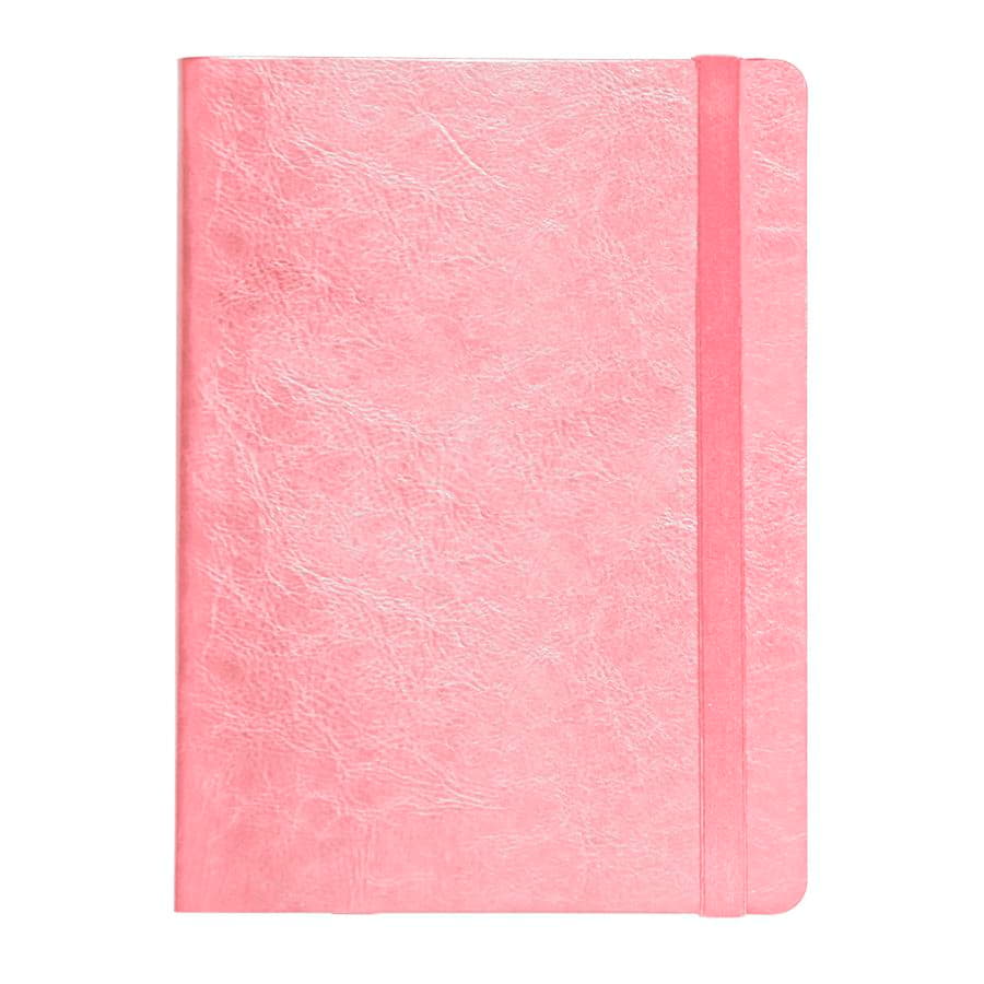 Ежедневник недатированный Boomer, А5,  светло-розовый, кремовый блок в линейку, без обреза, светло-розовый-1