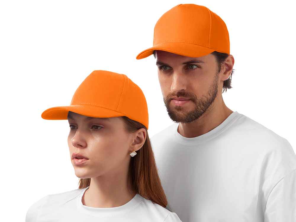 Бейсболка Florida 5-ти панельная, оранжевый-0