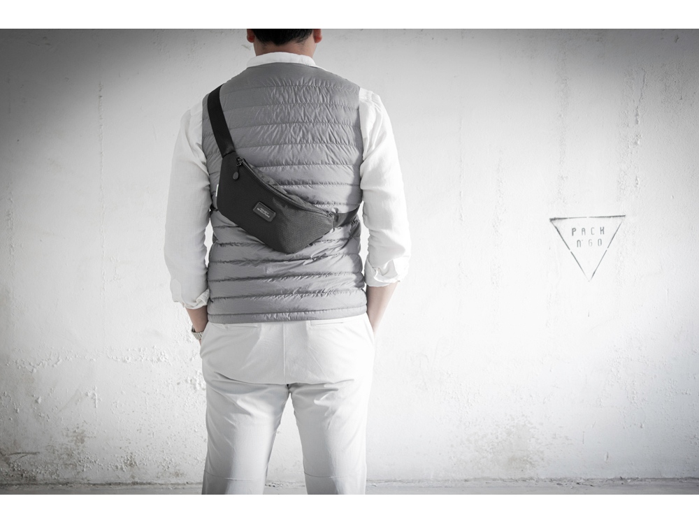 Универсальная водостойкая сумка на пояс Bumble из переработанного пластика, черный-9