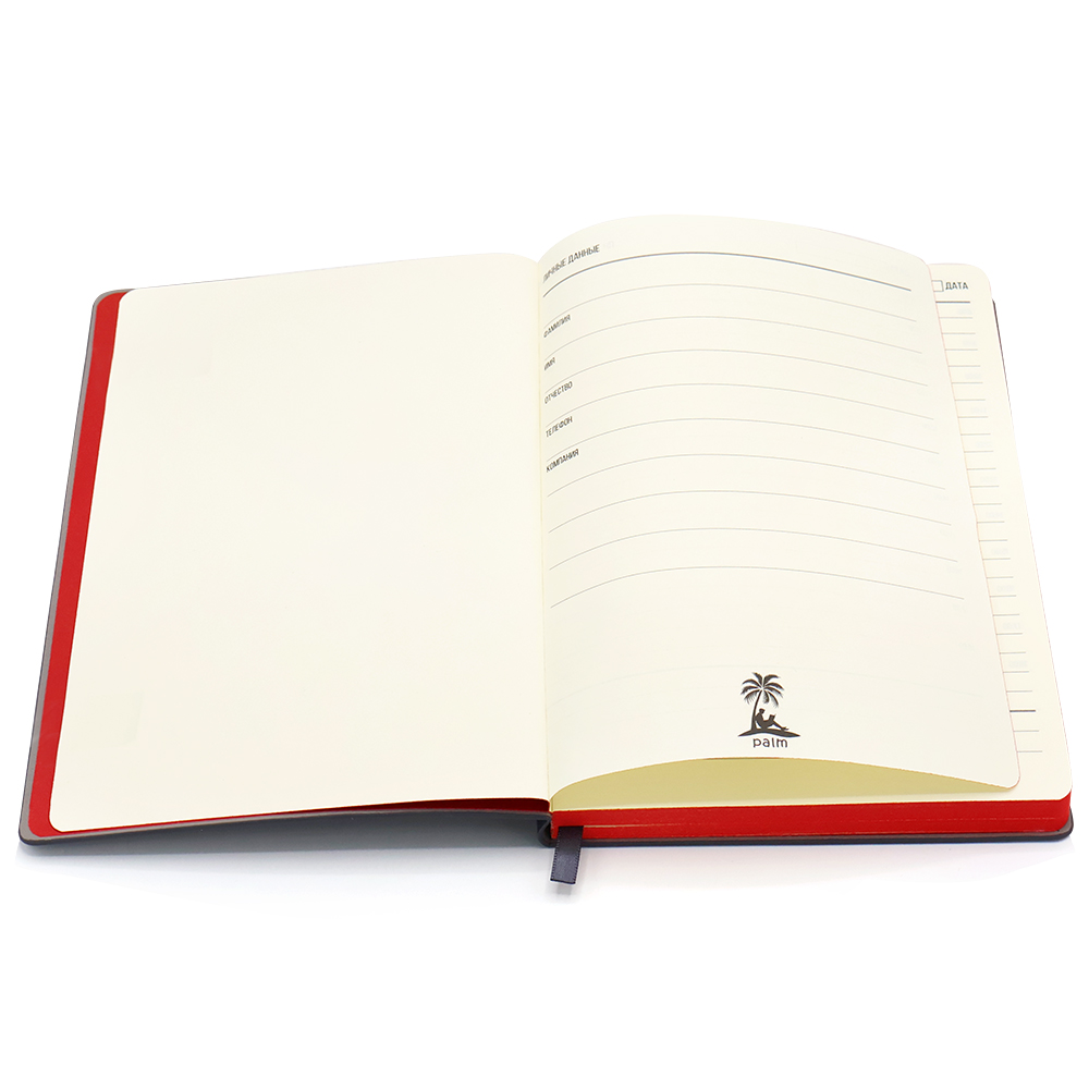 Ежедневник A5 недатированный Carisma в мягком переплёте, Красный-3