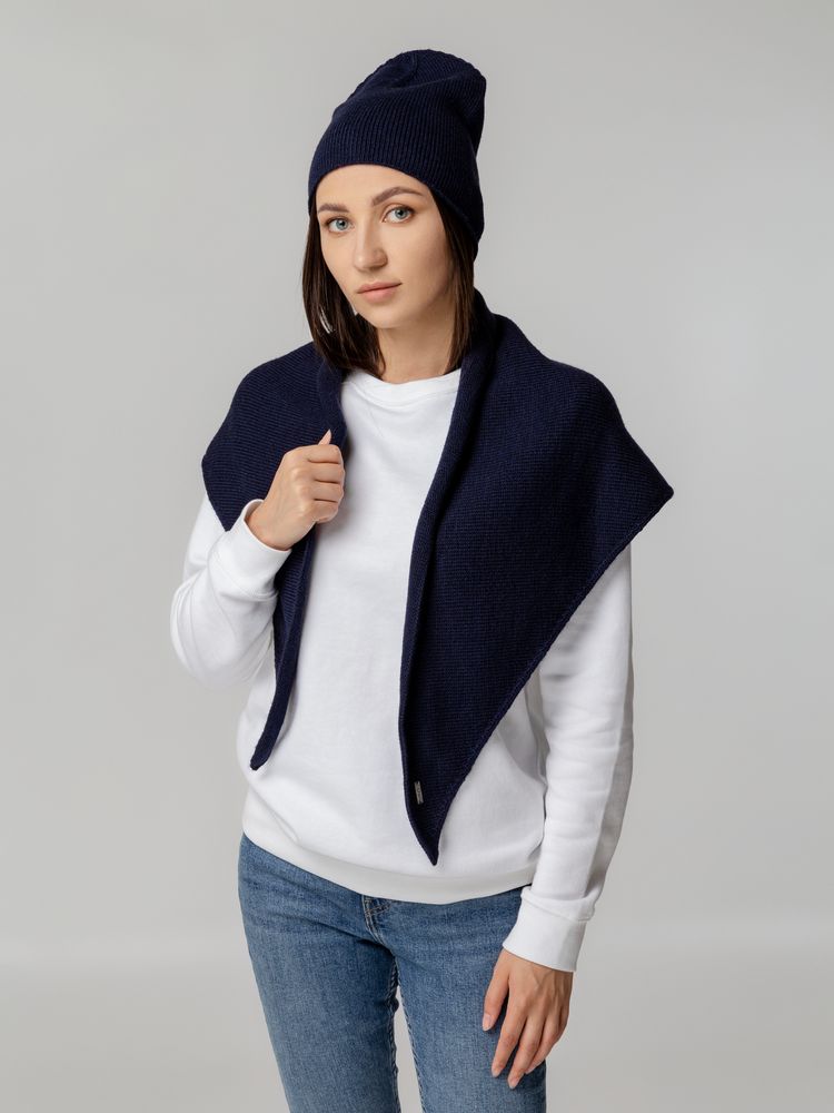 Шапка Dalia, темно-синяя-3