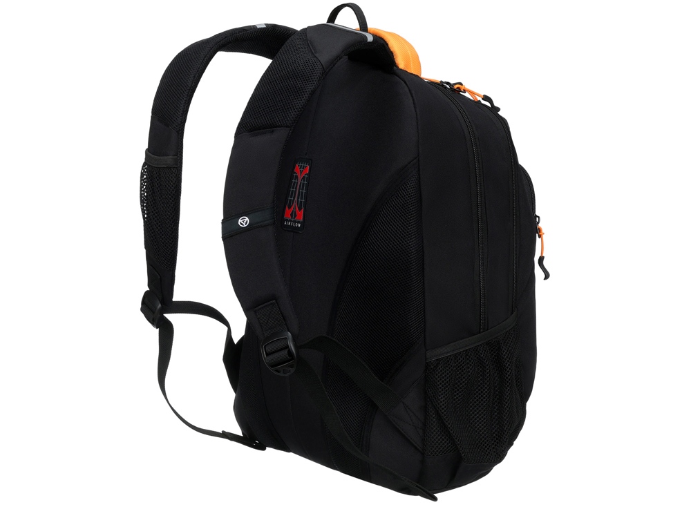 Рюкзак TORBER ROCKIT черный/оранжевый, полиэстер/добби, 32x15x46 см, 22 л-2