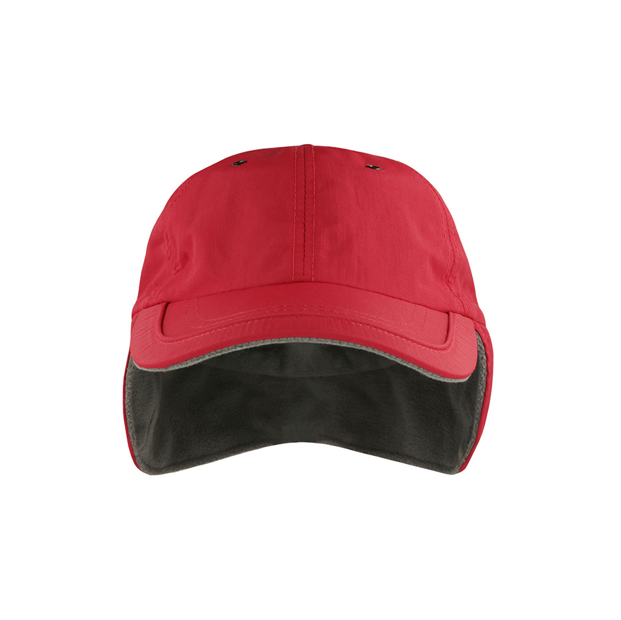 Бейсболка SNOW FLAP STOPPER-S, красный-3
