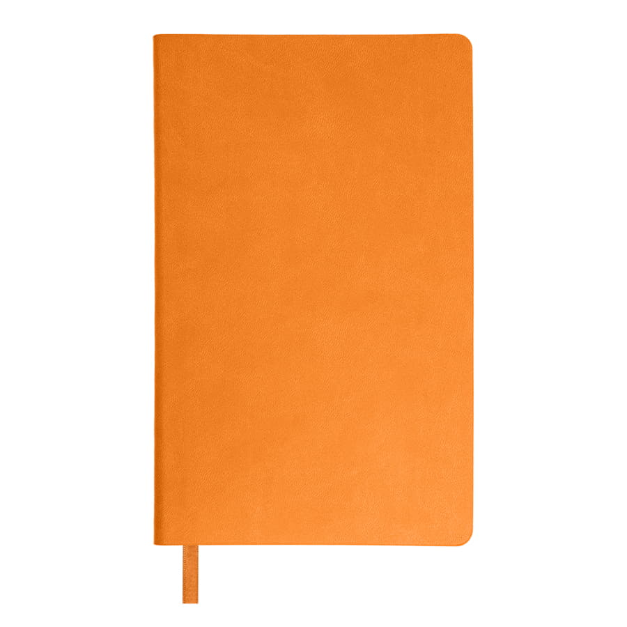 Ежедневник недатированный "FunkyPlan", 130*210 мм, оранжевый, серый форзац, в линейку, оранжевый, серый-1