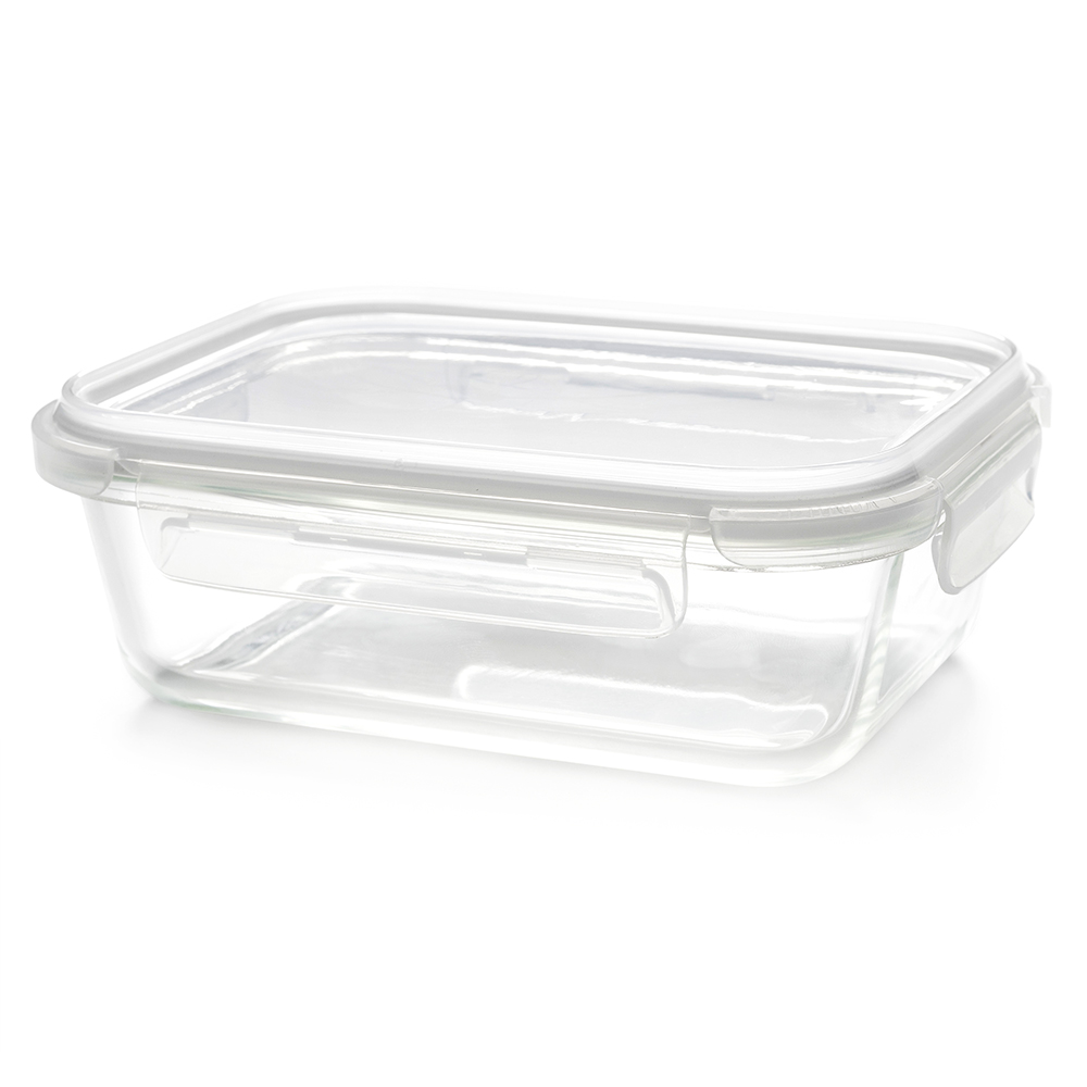 Контейнер Dinner из боросиликатного стекла, Белый-0