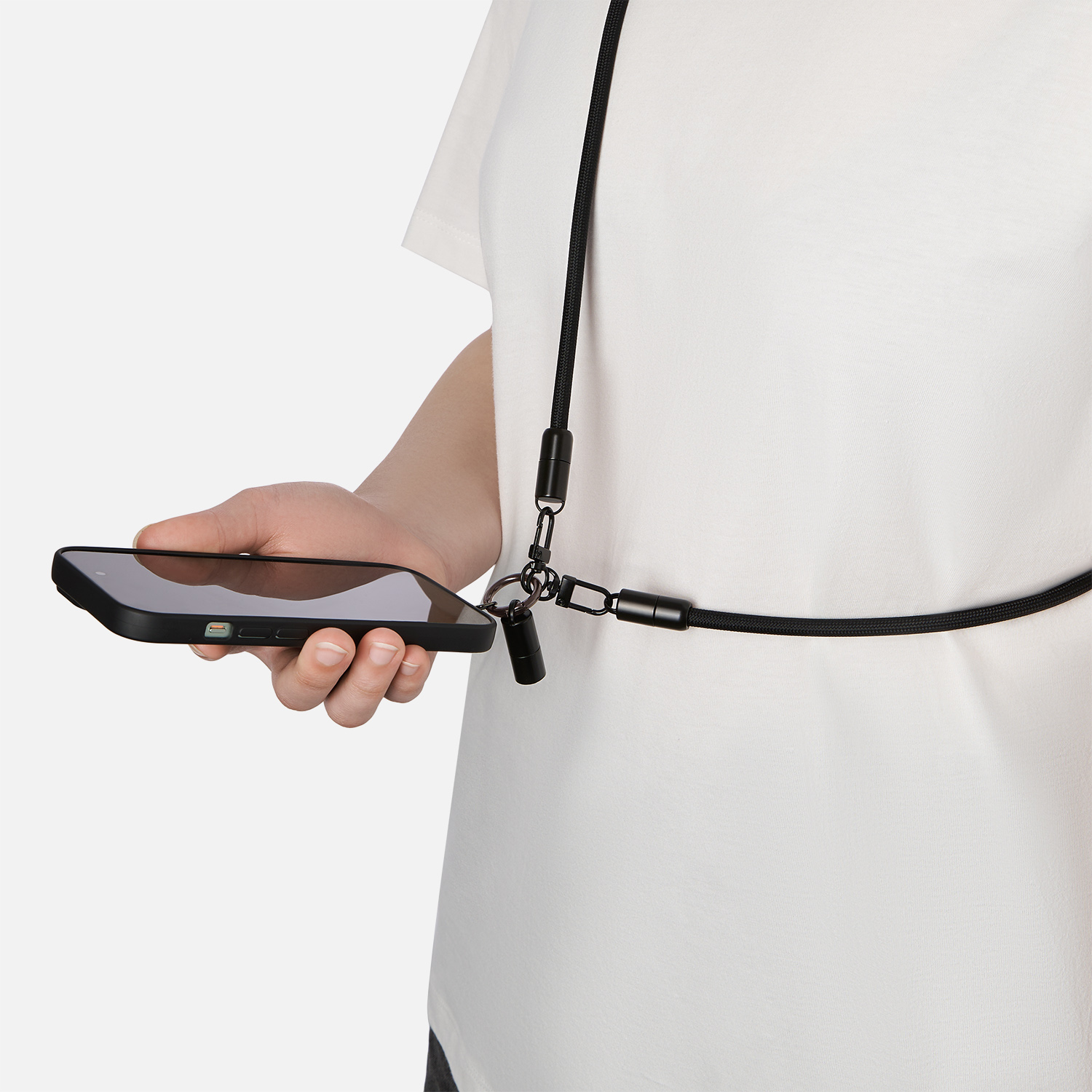 Кабель-ланьярд Волтрикс (Voltrix), черный-9