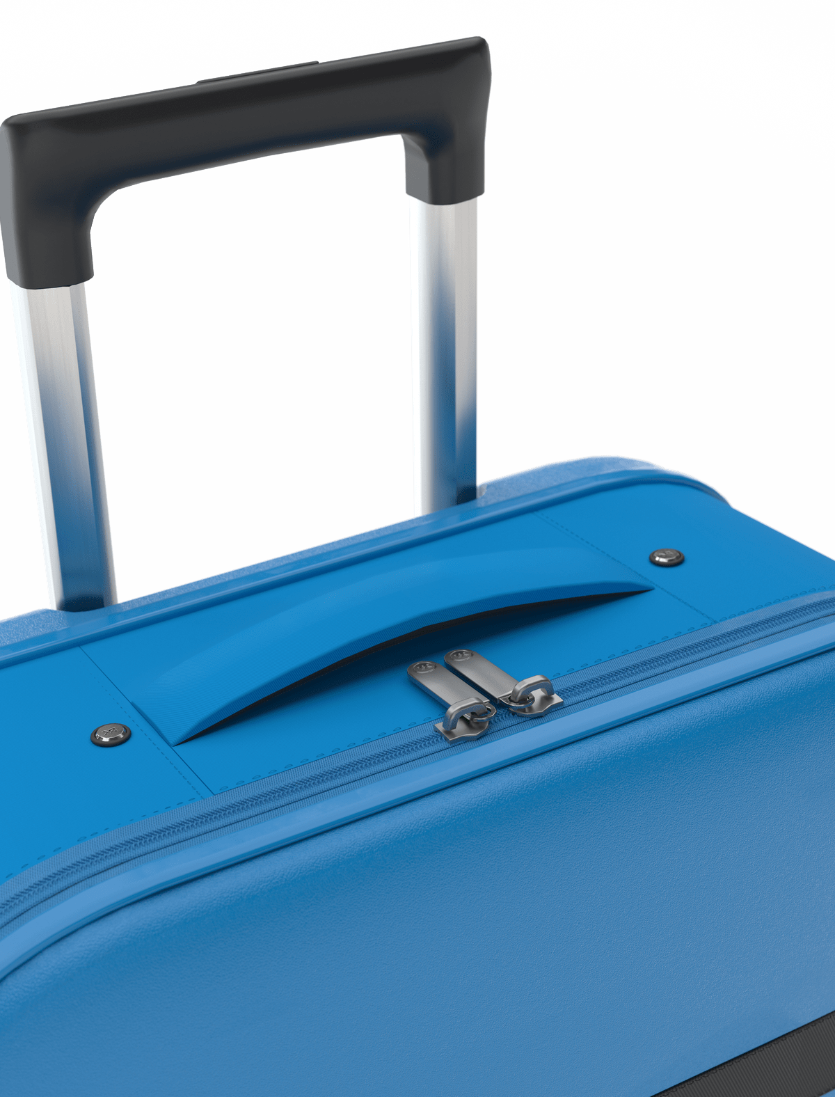Чемодан складной Rollink Aura 55x40x20 см, 2 колеса, синий-7