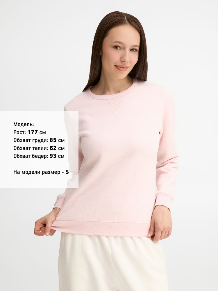 Толстовка женская Sully Women, розовый меланж-4