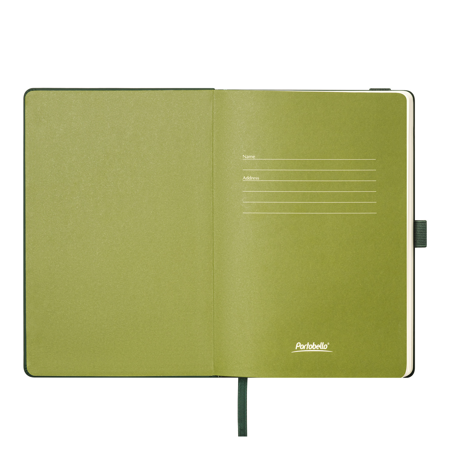 Ежедневник Alpha недатированный, зеленый/оливковый-7