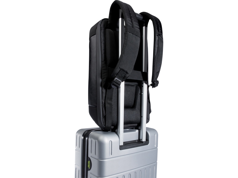 Expedition Pro компактный рюкзак для ноутбука 15,6 из переработанных материалов, 12 л - Черный-5