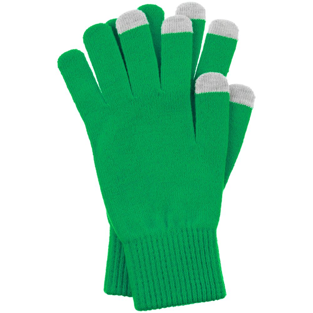 Перчатки сенсорные Urban Flow, зеленые-1