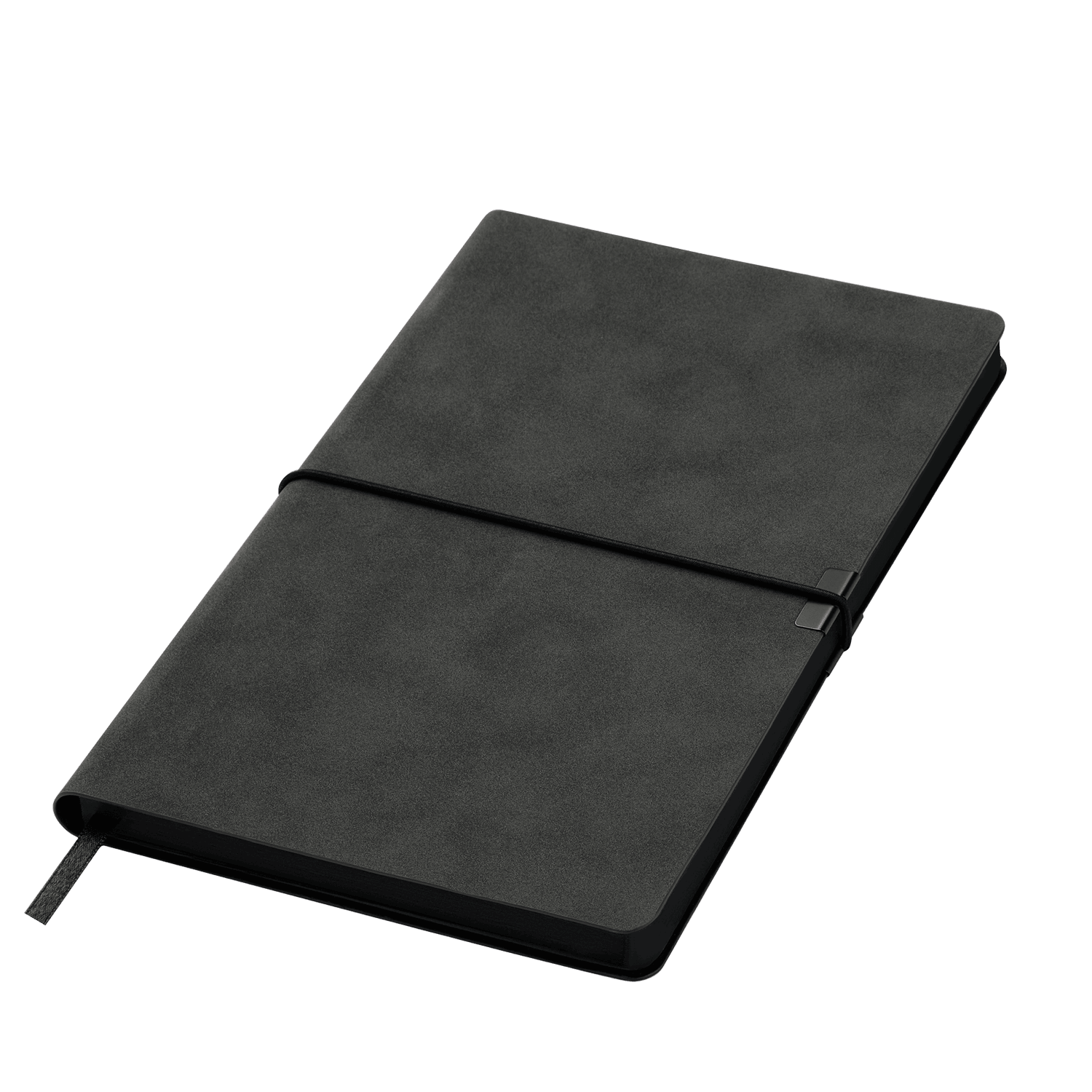 Ежедневник In Velour недатированный, черный-0