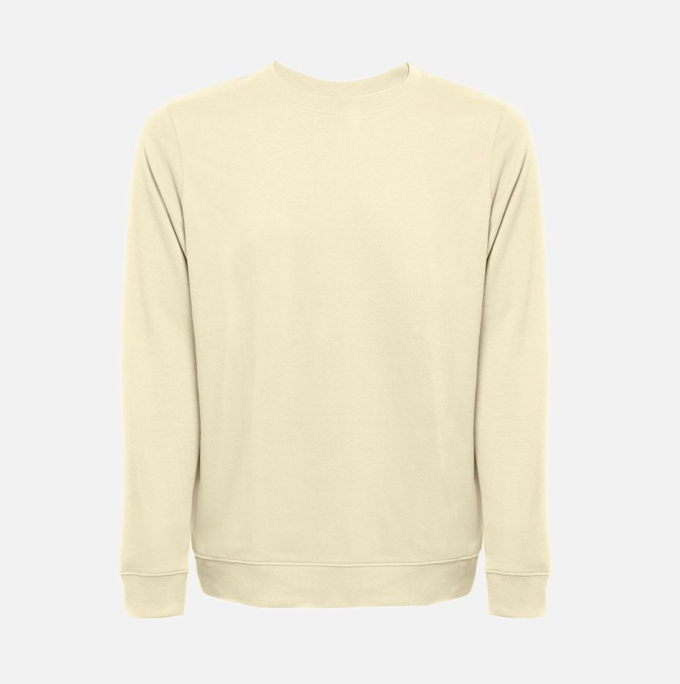 Свитшот унисекс Colombo, светло-желтый-0
