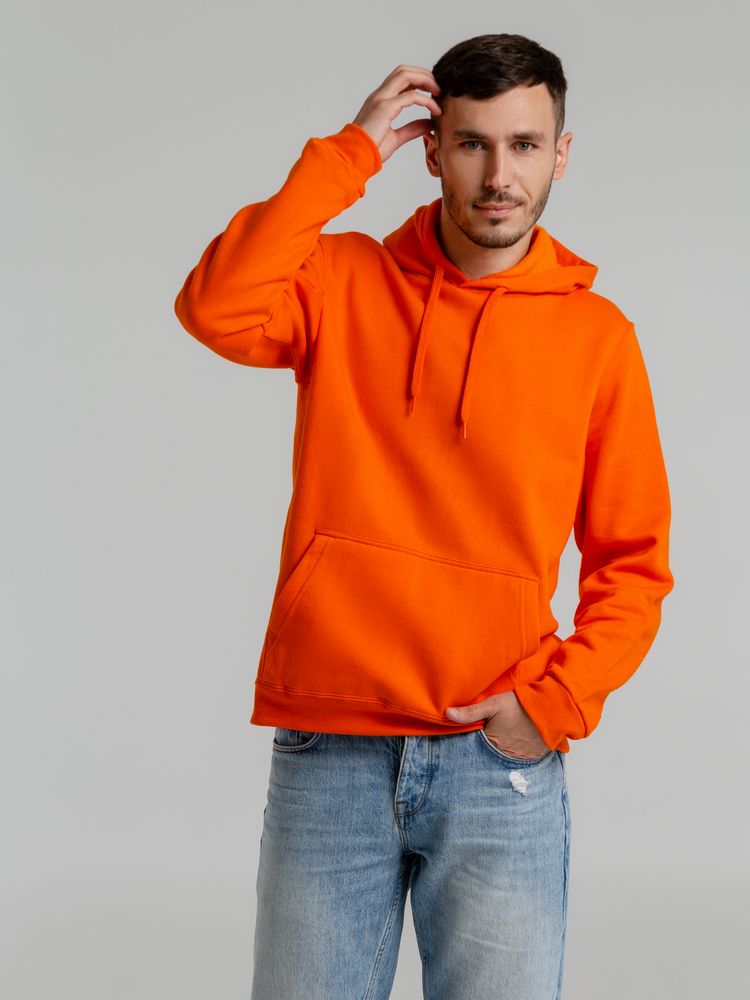 Толстовка с капюшоном Snake II оранжевая-7
