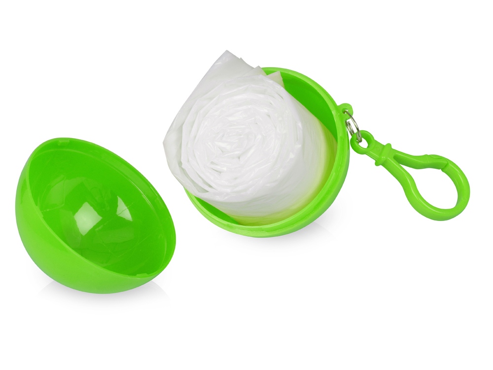 Дождевик в футляре с карабином, единый размер-1