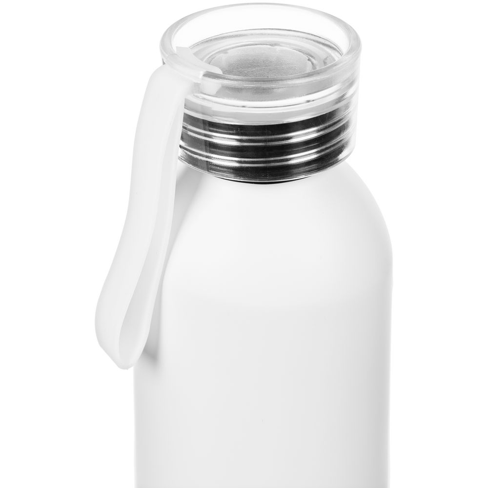 Бутылка для воды Brooke, матовая белая-1