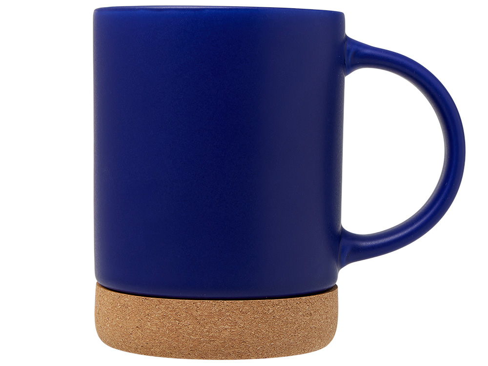 Кружка 450 мл с пробковым дном Корк & Бон, глубокий синий-2