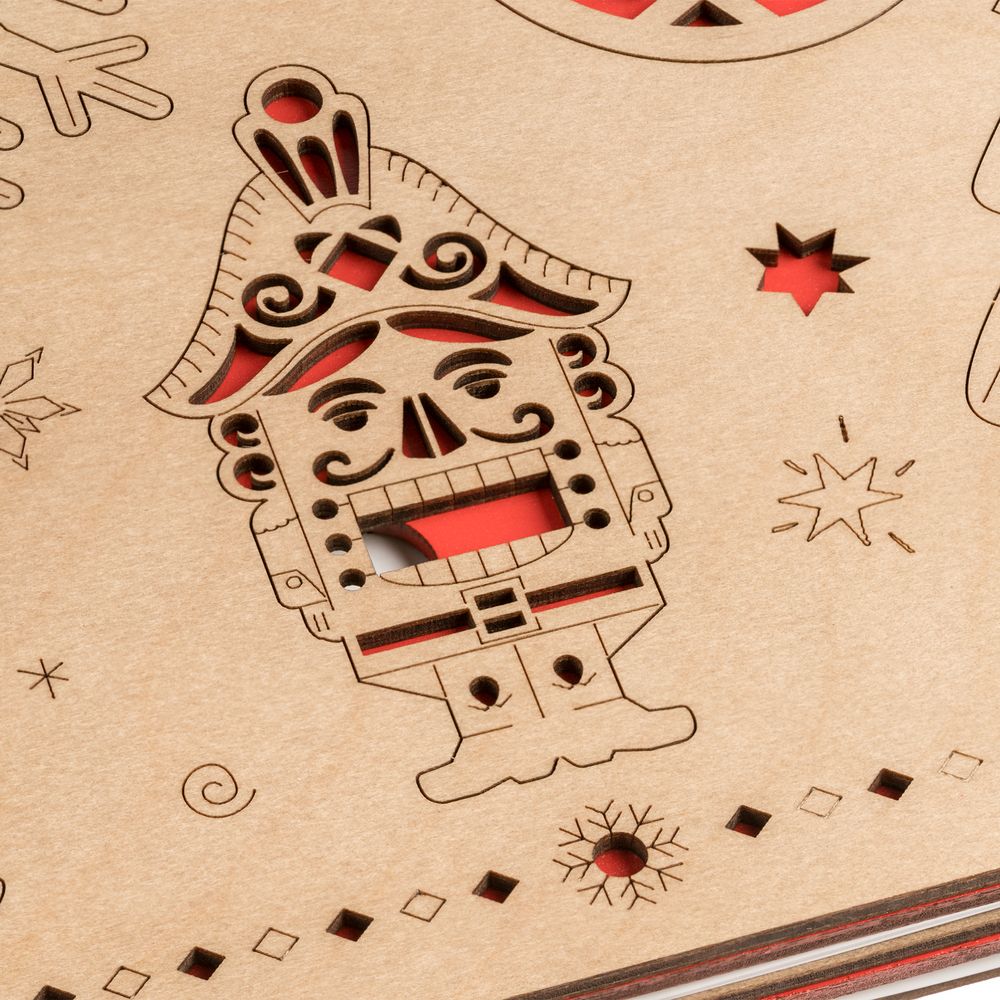 Новогодняя книга «Щелкунчик» с подвесками-4