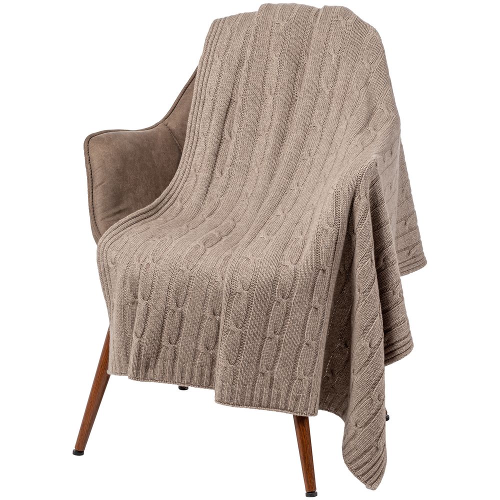 Плед Auray, бежевый-0