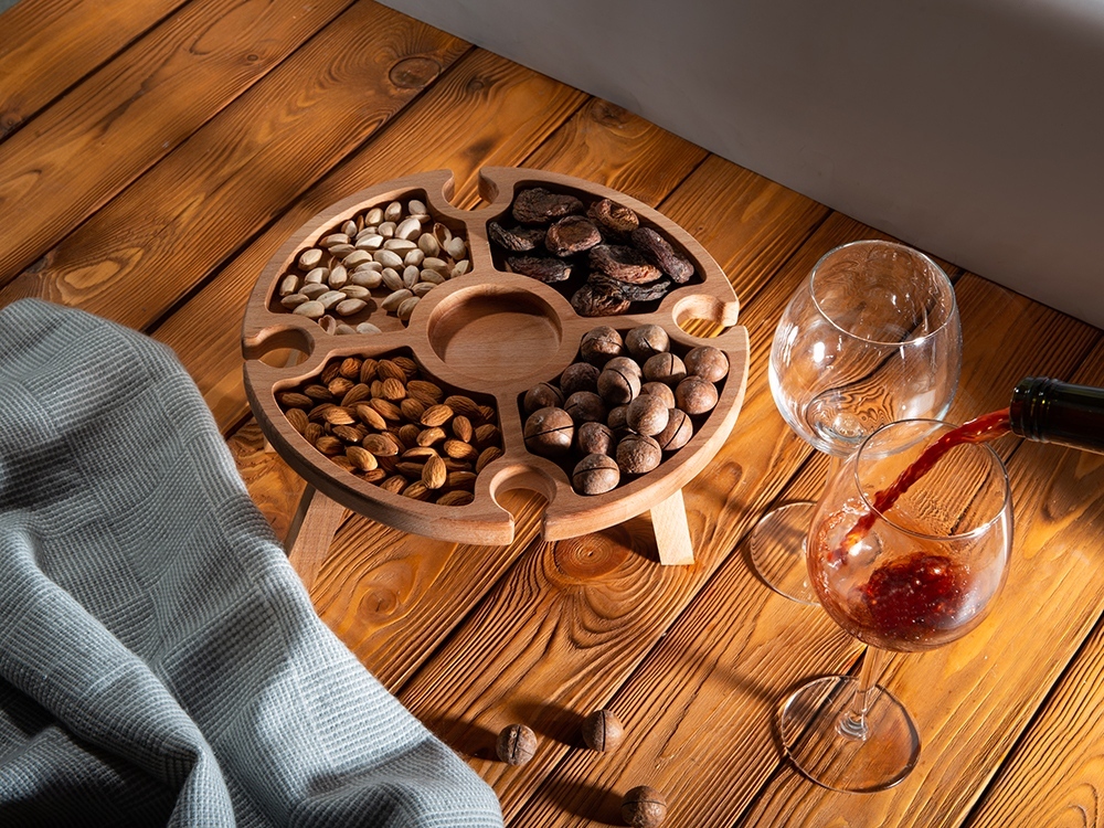 Деревянный столик на складных ножках Outside party-11